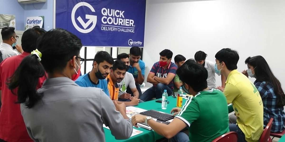 Quick Courier Community Event in India Quick Courier community event in Bangalore where players gathered for a real-life delivery challenge